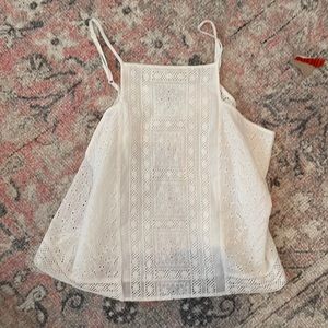 Topshop square neck  eyelet top